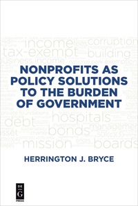 Imagen de portada: Nonprofits as Policy Solutions to the Burden of Government 1st edition 9781501514739