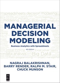 表紙画像: Managerial Decision Modeling 1st edition 9781501515101