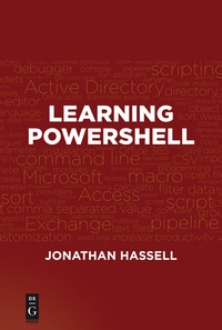 Omslagafbeelding: Learning PowerShell 1st edition 9781501515323