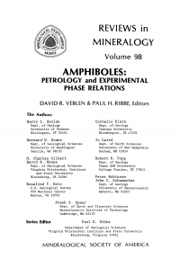 Omslagafbeelding: Amphiboles 1st edition 9780939950119