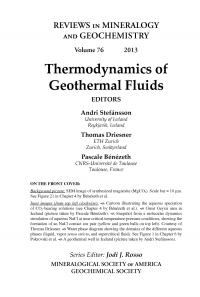 Cover image: Thermodynamics of Geothermal Fluids 1st edition 9780939950911