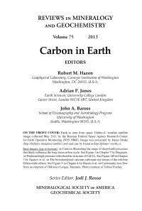 Cover image: Carbon in Earth 1st edition 9780939950904