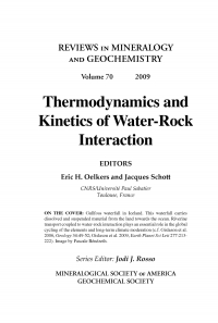Imagen de portada: Thermodynamics and Kinetics of Water-Rock Interaction 1st edition 9780939950843