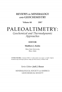 Cover image: Paleoaltimetry 1st edition 9780939950782