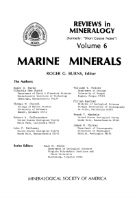 Cover image: Marine Minerals 1st edition 9780939950065