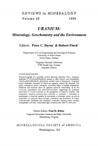 Cover image: Uranium 1st edition 9780939950508