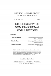 Omslagafbeelding: Geochemistry of Non-Traditional Stable Isotopes 1st edition 9780939950676