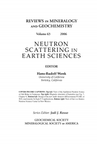 Imagen de portada: Neutron Scattering in Earth Sciences 1st edition 9780939950751