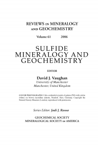 Cover image: Sulfide Mineralogy and Geochemistry 1st edition 9780939950737