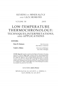 表紙画像: Low-Temperature Thermochronology: 1st edition 9780939950706