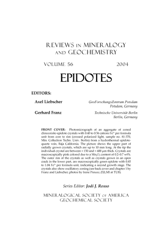 Imagen de portada: Epidotes 1st edition 9780939950683