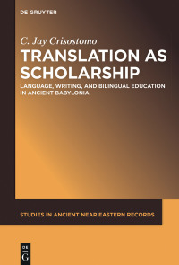 Cover image: Translation as Scholarship 1st edition 9781501516665
