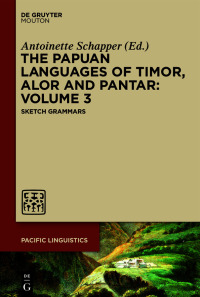 Omslagafbeelding: The Papuan Languages of Timor, Alor and Pantar: Volume 3 1st edition 9781501516689