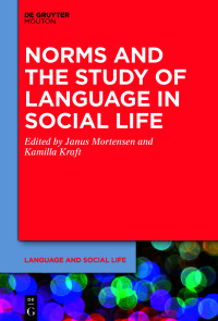 Cover image: Norms and the Study of Language in Social Life 1st edition 9781501519147