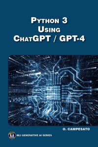 Cover image: Python 3 Using ChatGPT / GPT-4 9781501522284