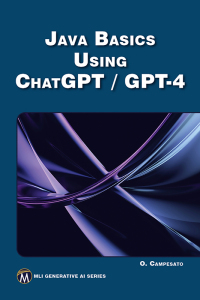 Cover image: Java Basics Using ChatGPT/GPT-4 9781501522437