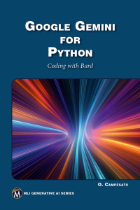 Cover image: Google Gemini for Python: Coding with Bard 9781501522741