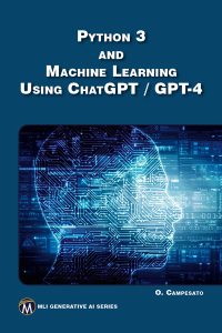 Imagen de portada: Python 3 and Machine Learning Using ChatGPT / GPT-4 9781501522956