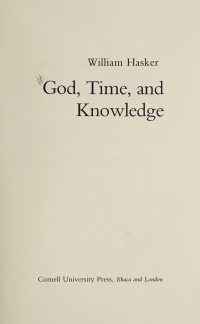 Cover image: God, Time, and Knowledge 9780801485459