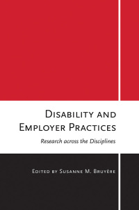 Imagen de portada: Disability and Employer Practices 9781501700583
