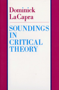 Imagen de portada: Soundings in Critical Theory 9781501705199
