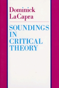 Omslagafbeelding: Soundings in Critical Theory 9781501705182