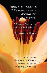 Cover image: Heinrich Kaan's "Psychopathia Sexualis" (1844) 9781501704611