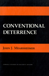 صورة الغلاف: Conventional Deterrence 9780801493461