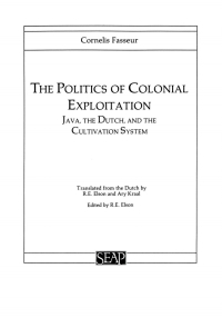 Cover image: The Politics of Colonial Exploitation 9780877277071