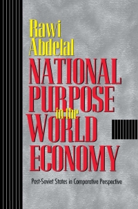 صورة الغلاف: National Purpose in the World Economy 9780801438790