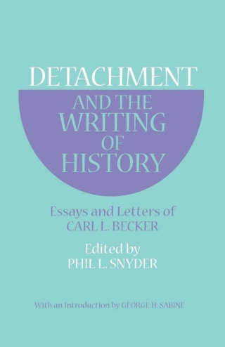 Cover image: Detachment and the Writing of History 9780801490590