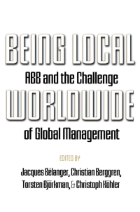 Cover image: Being Local Worldwide 9780801436505