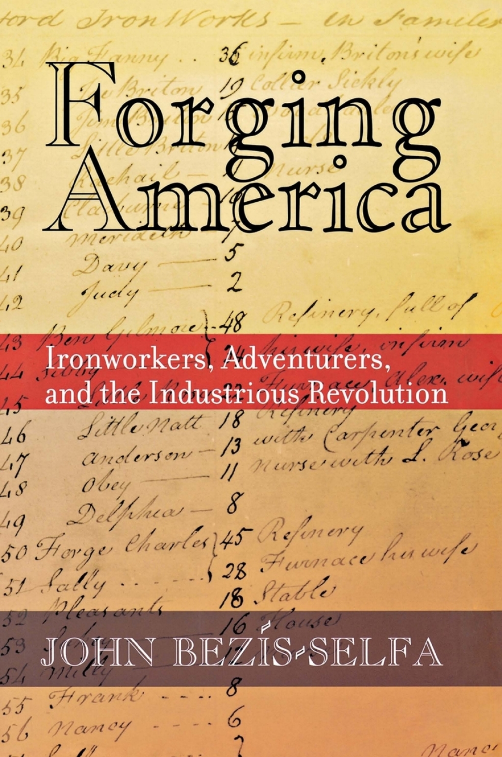 Forging America Ironworkers, Adventurers, and the Industrious Revolution