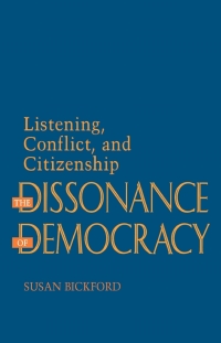Imagen de portada: The Dissonance of Democracy 9780801432194
