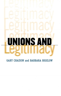 Cover image: Unions and Legitimacy 9780801435126