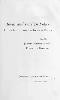 Imagen de portada: Ideas and Foreign Policy 9780801429316