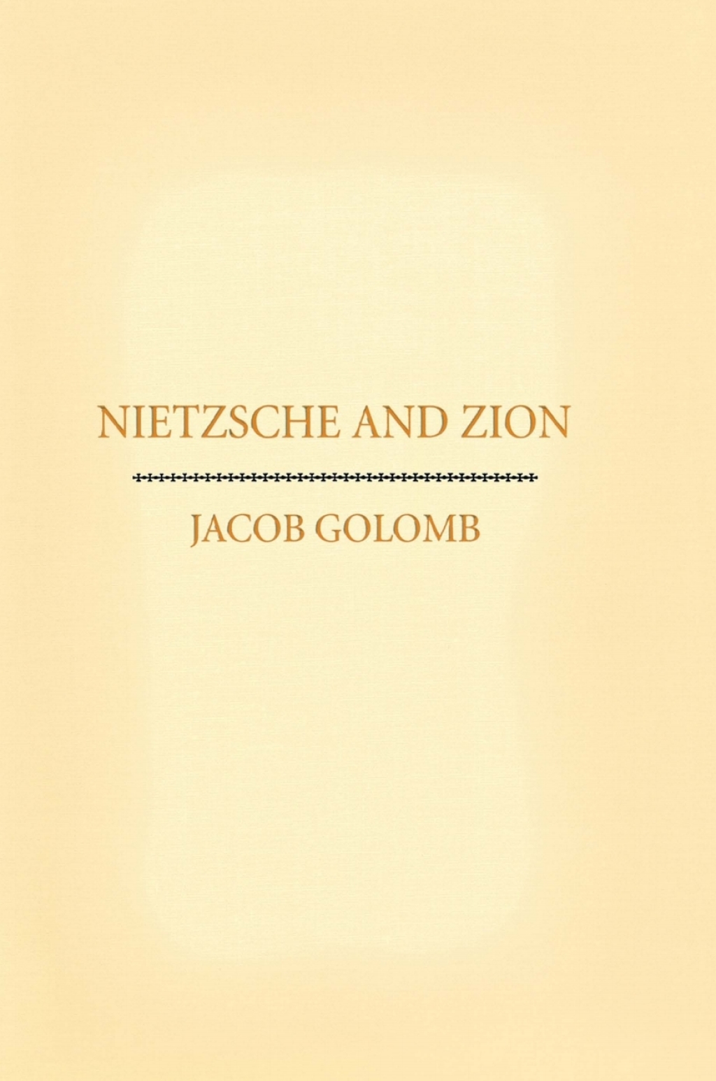Nietzsche and Zion