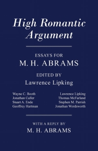 Cover image: High Romantic Argument 9780801413070