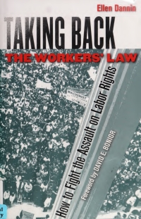 Imagen de portada: Taking Back the Workers' Law 9780801474460