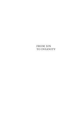 Cover image: From Sin to Insanity 9780801442780