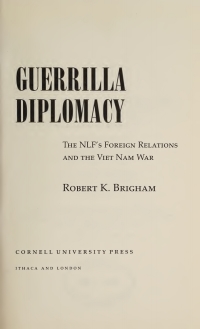 Cover image: Guerrilla Diplomacy 9780801433177