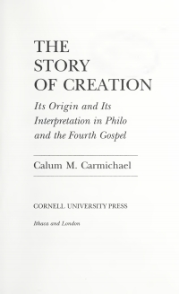 Cover image: The Story of Creation 9780801432613