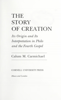 Imagen de portada: The Story of Creation 9780801432613