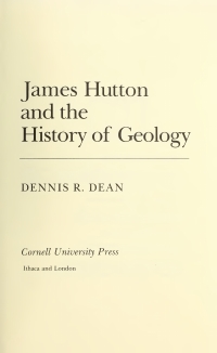 表紙画像: James Hutton and the History of Geology 9780801426667
