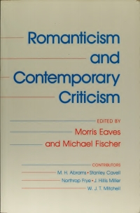Imagen de portada: Romanticism and Contemporary Criticism 9780801417955