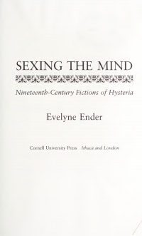 Cover image: Sexing the Mind 9780801480836