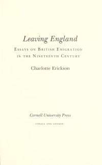 Imagen de portada: Leaving England 9780801428203