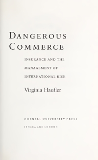 Cover image: Dangerous Commerce 9780801432316