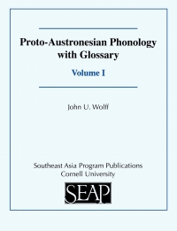 صورة الغلاف: Proto-Austronesian Phonology with Glossary 9780877275329
