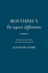 Cover image: Boethius's "De topicis differentiis" 9780801489334